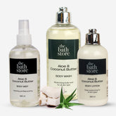 The Bath Store Aloe & Coconut Butter Collection - Nourishing Skin Care